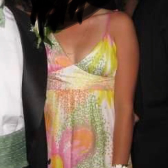 Flower power: Pristine Milly floral silk chiffon cocktail dress - Picture 7 of 7